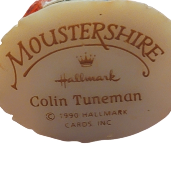 HALLMARK Moustershire "Musician of Note Colin Tuneman" Resin Mouse Figurine - Picture 10 of 11